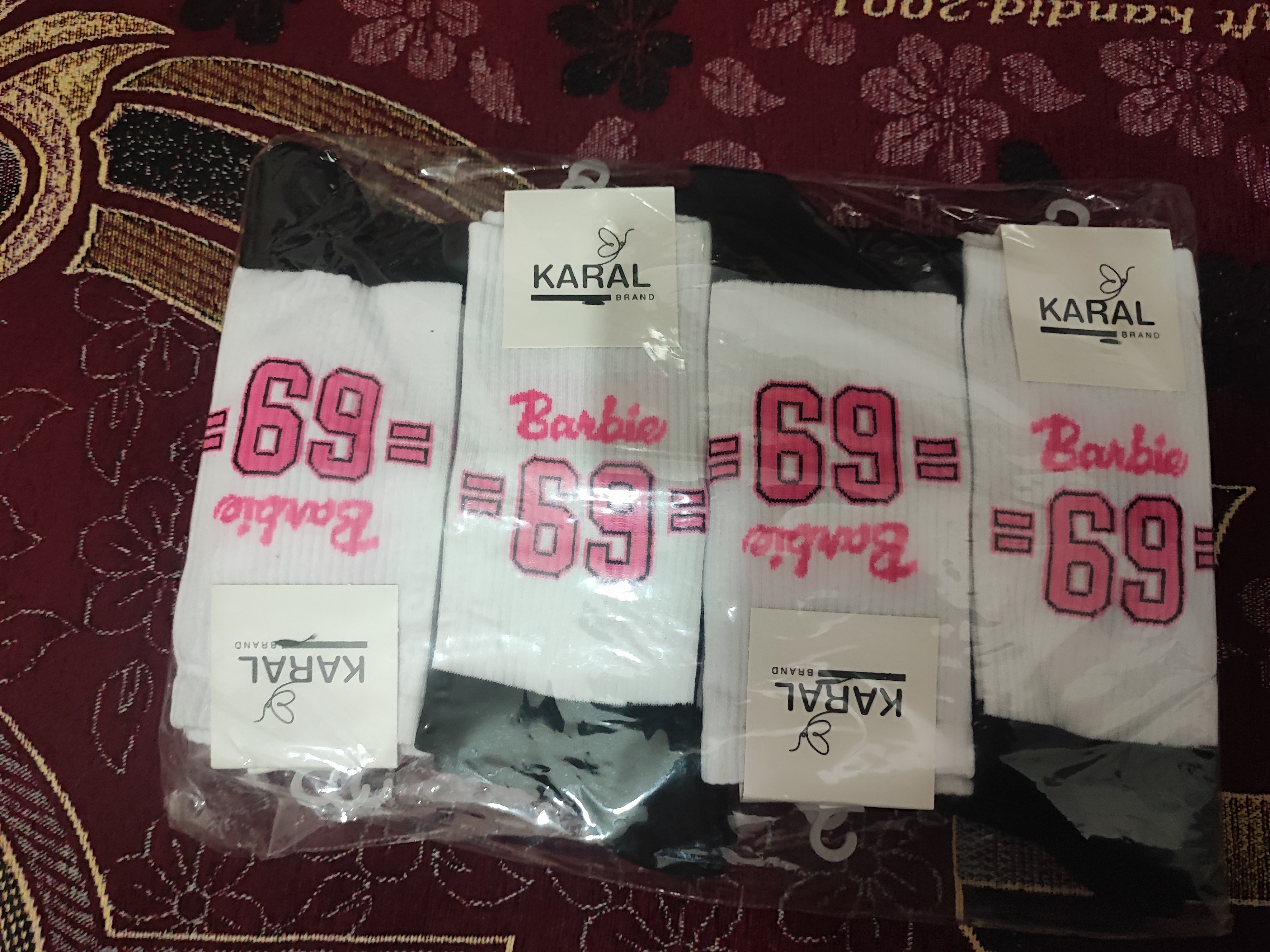جوراب باربی 66
